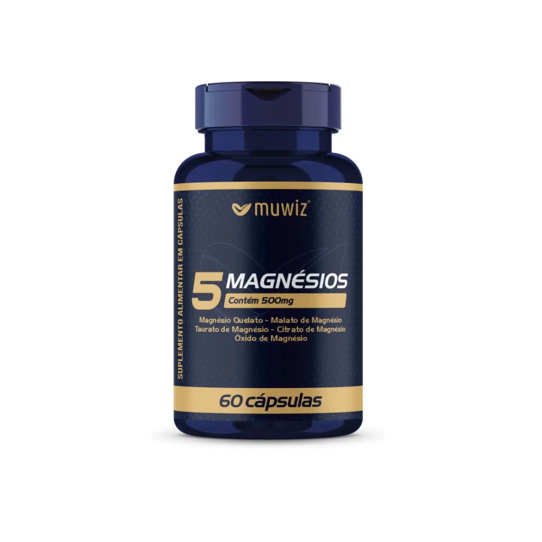 5-Magnésios-500mg-C/60-Cáps