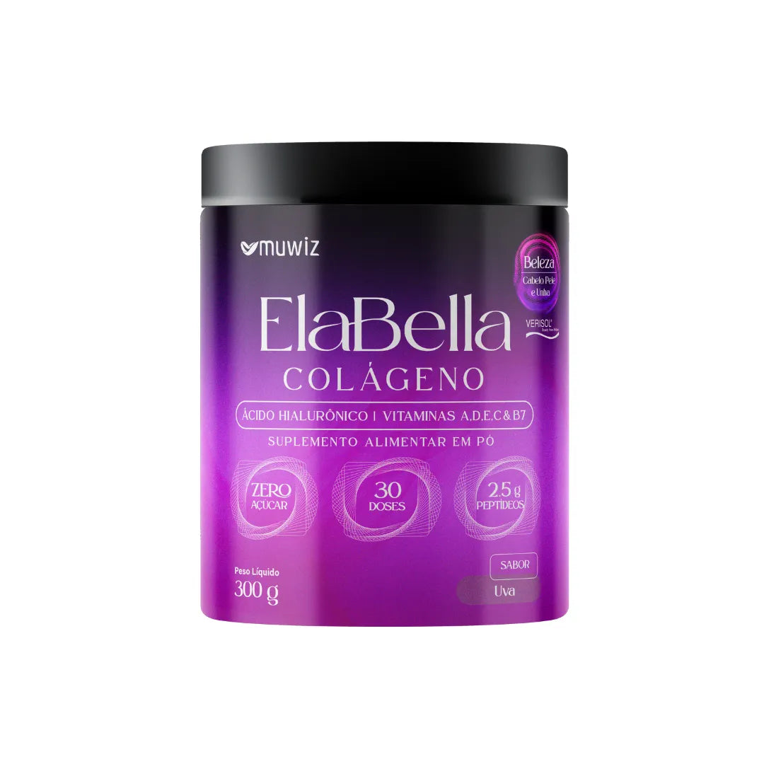 Colágeno-com-Ácido-Hialurônico-Elabella-300g-Sabor-Uva