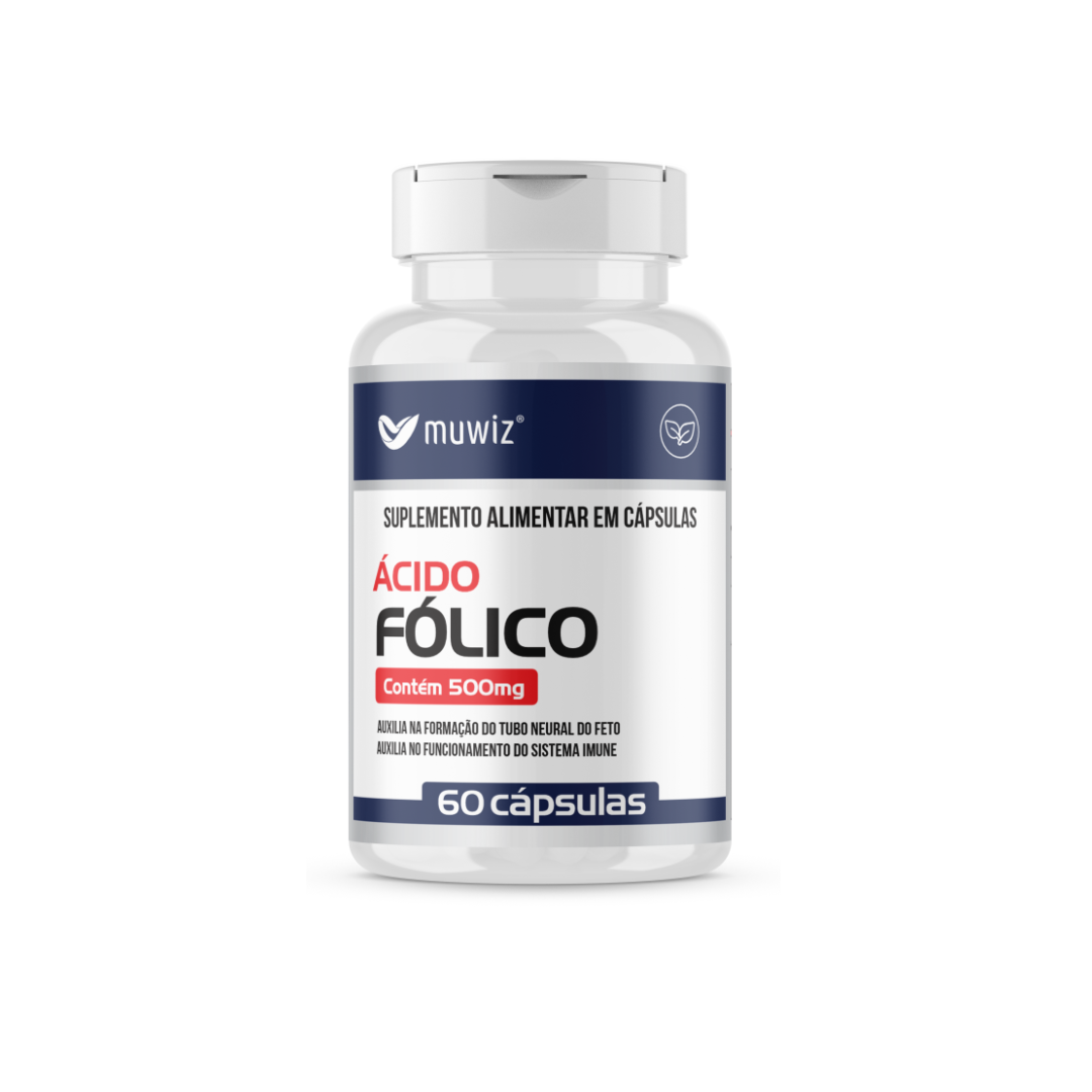 Ácido-Fólico-500mg-60-Cáps