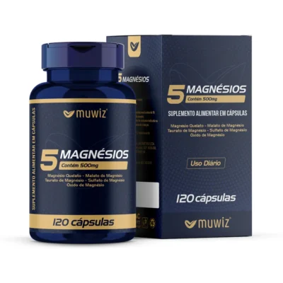 5 Magnésios-120 caps