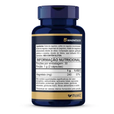 5 Magnésios-60 caps