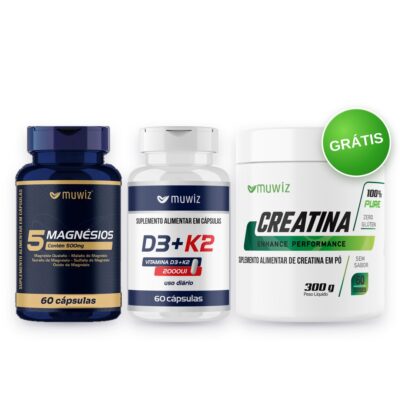 Combo Essenciais + Creatina Grátis