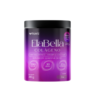Colágeno ElaBella em Pó - Sabor Uva