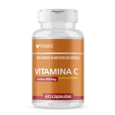vitamina c 850mg 60 capsulas muwiz